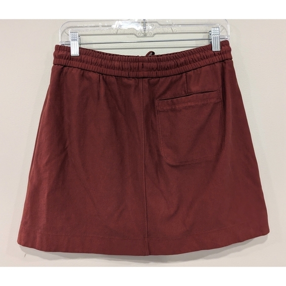 Athleta Farallon Skirt with Zip Pockets in Rust Red Size 4 - Picture 2 of 6